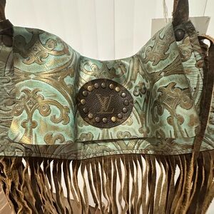 Keep It Gypsy Teal and Bronze Women's Bag